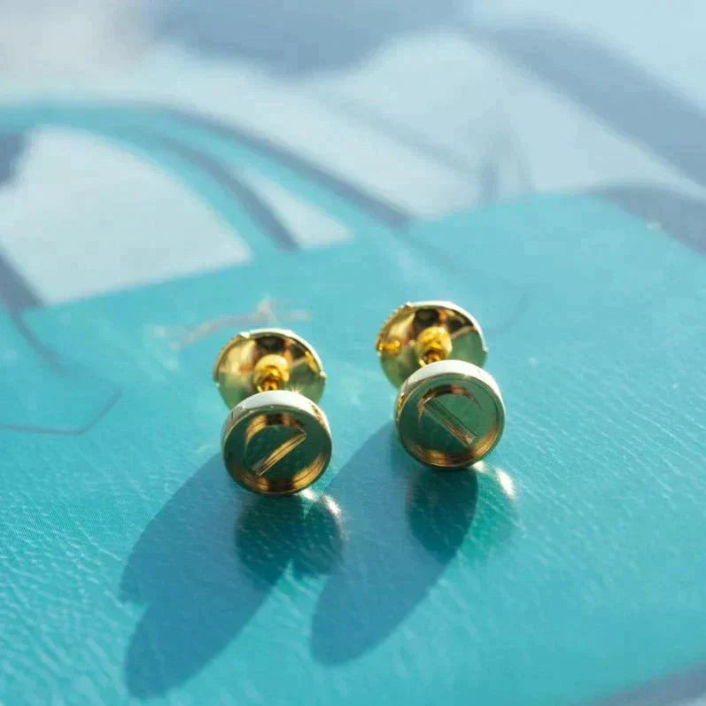 [Angela Schmuck] LIEBE OHRRINGE GOLD 10MM