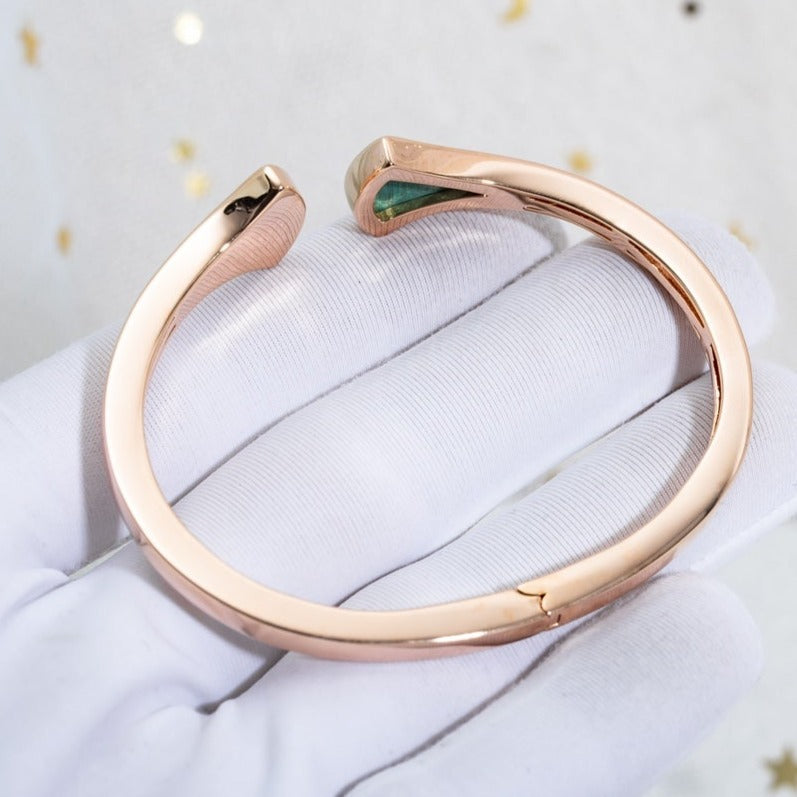 [Angela Jewellery]DREAM ARMBAND OFFEN MALACHIT ROTGOLD