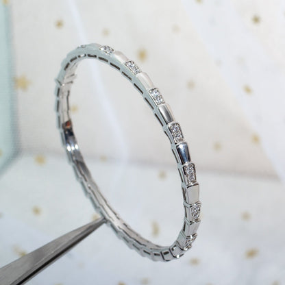[アンジェラジュエリー]セルペンティ ブレスレット シルバー ダイヤモンド