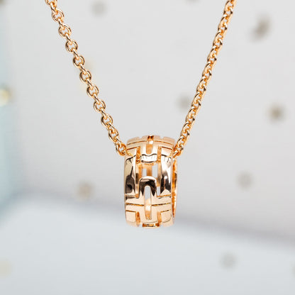 [Angela Schmuck]PARENTESI HALSKETTE ROSA GOLD