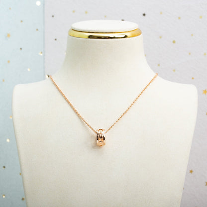 [Angela Schmuck]PARENTESI HALSKETTE ROSA GOLD