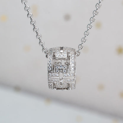 [Angela Schmuck]PARENTESI HALSKETTE SILBER DIAMANT
