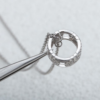 [Angela Schmuck]PARENTESI HALSKETTE SILBER DIAMANT