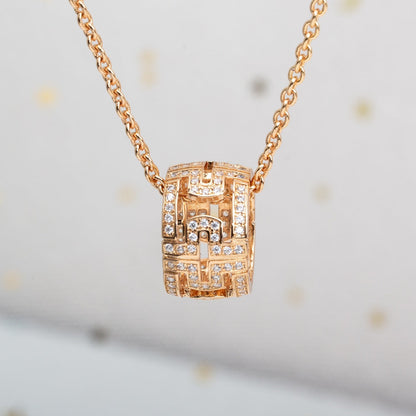 [Angela Schmuck]PARENTESI HALSKETTE ROTGOLD DIAMANT