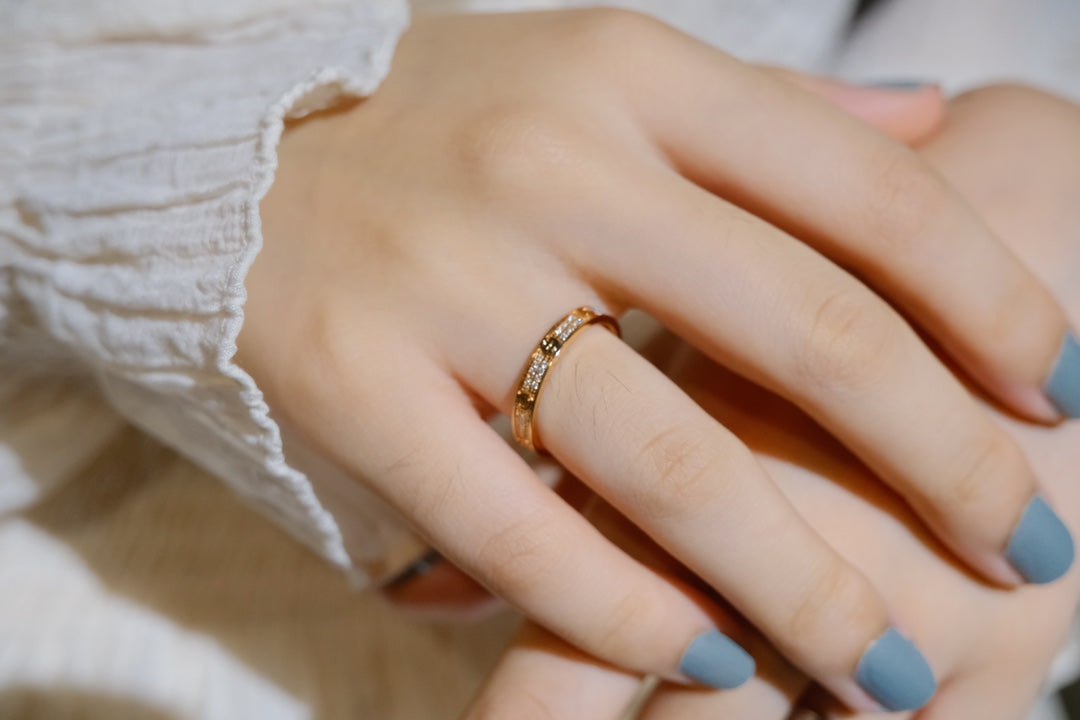 [アンジェラジュエリー]ラブリング 2.65mm ダイヤモンド