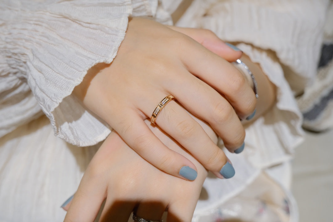 [アンジェラジュエリー]ラブリング 2.65mm ダイヤモンド