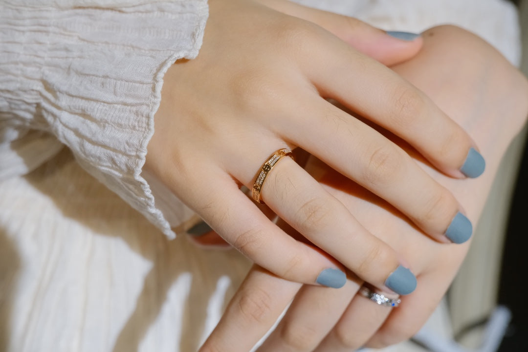 [アンジェラジュエリー]ラブリング 2.65mm ダイヤモンド