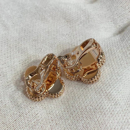 [Angela Schmuck]CLOVER MEDIUM 1 MOTIFS CARNELIAN DIAMOND Ohrringe