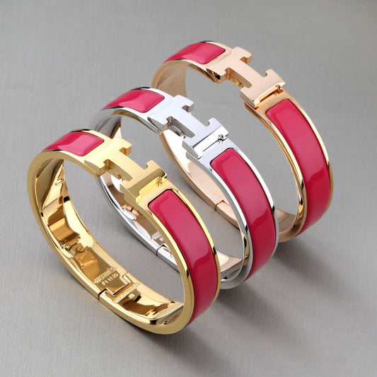 [アンジェラジュエリー]H レッドブレスレット