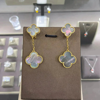 [Angela Jewellery]Ohrringe mit Kleeblattmotiv und 2 Motiven (Mehrfachauswahl)