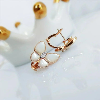 [Angela Schmuck] BUTTERFLY MOP DIAMOND OHRRINGE