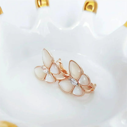 [Angela Schmuck] BUTTERFLY MOP DIAMOND OHRRINGE