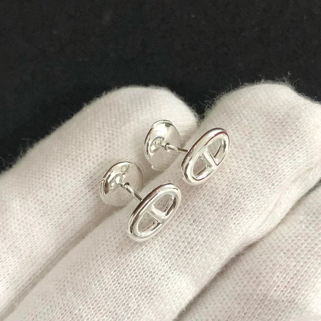 [Angela Jewellery]KLEINE KETTENOHRRINGE GOLD UND SILBER