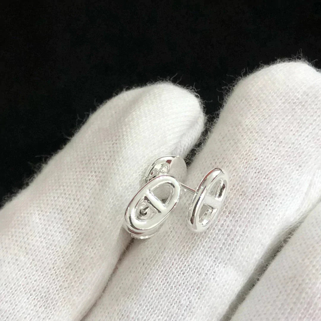[Angela Jewellery]KLEINE KETTENOHRRINGE GOLD UND SILBER