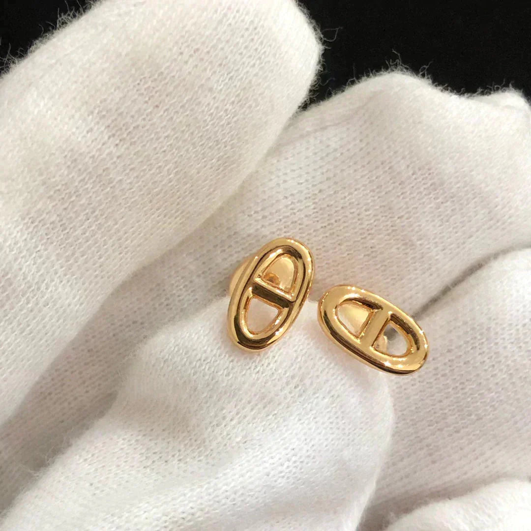 [Angela Jewellery]KLEINE KETTENOHRRINGE GOLD UND SILBER