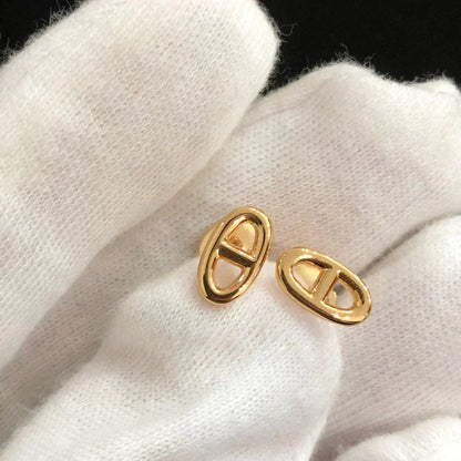 [Angela Jewellery]KLEINE KETTENOHRRINGE GOLD UND SILBER