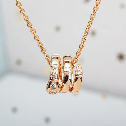 [Angela Schmuck]SERPENTI ROTGOLD HALSKETTE DIAMANT