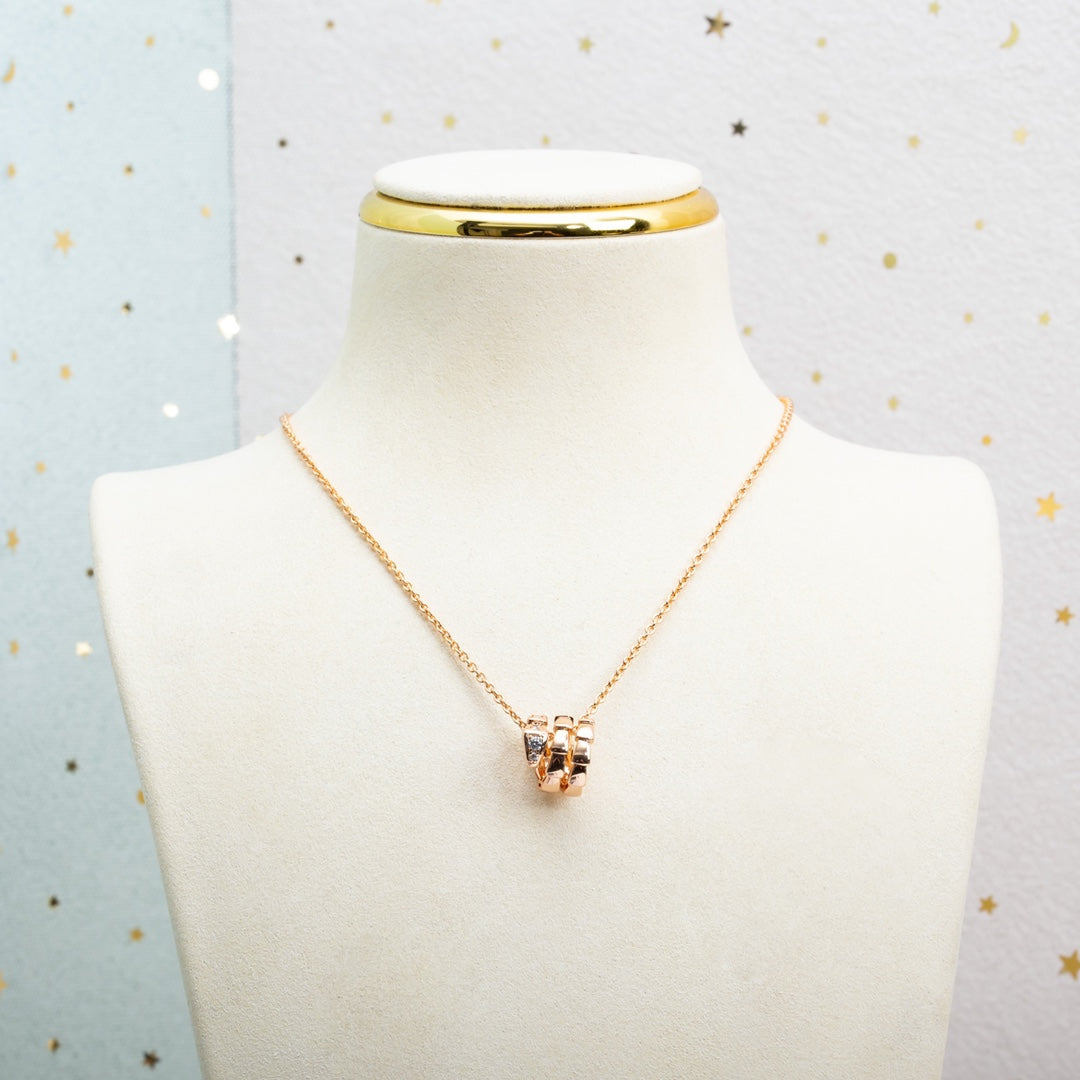 [Angela Schmuck]SERPENTI ROTGOLD HALSKETTE DIAMANT