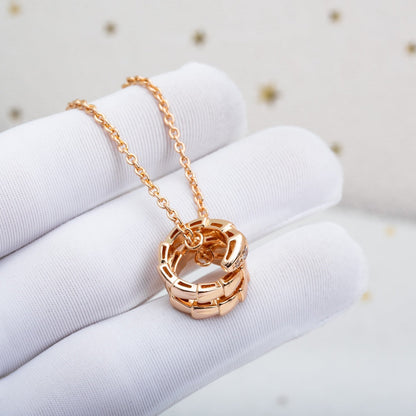 [Angela Schmuck]SERPENTI ROTGOLD HALSKETTE DIAMANT