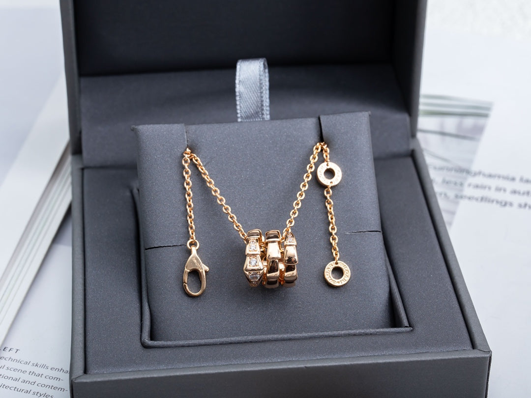 [Angela Schmuck]SERPENTI ROTGOLD HALSKETTE DIAMANT