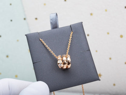 [Angela Schmuck]SERPENTI ROTGOLD HALSKETTE DIAMANT
