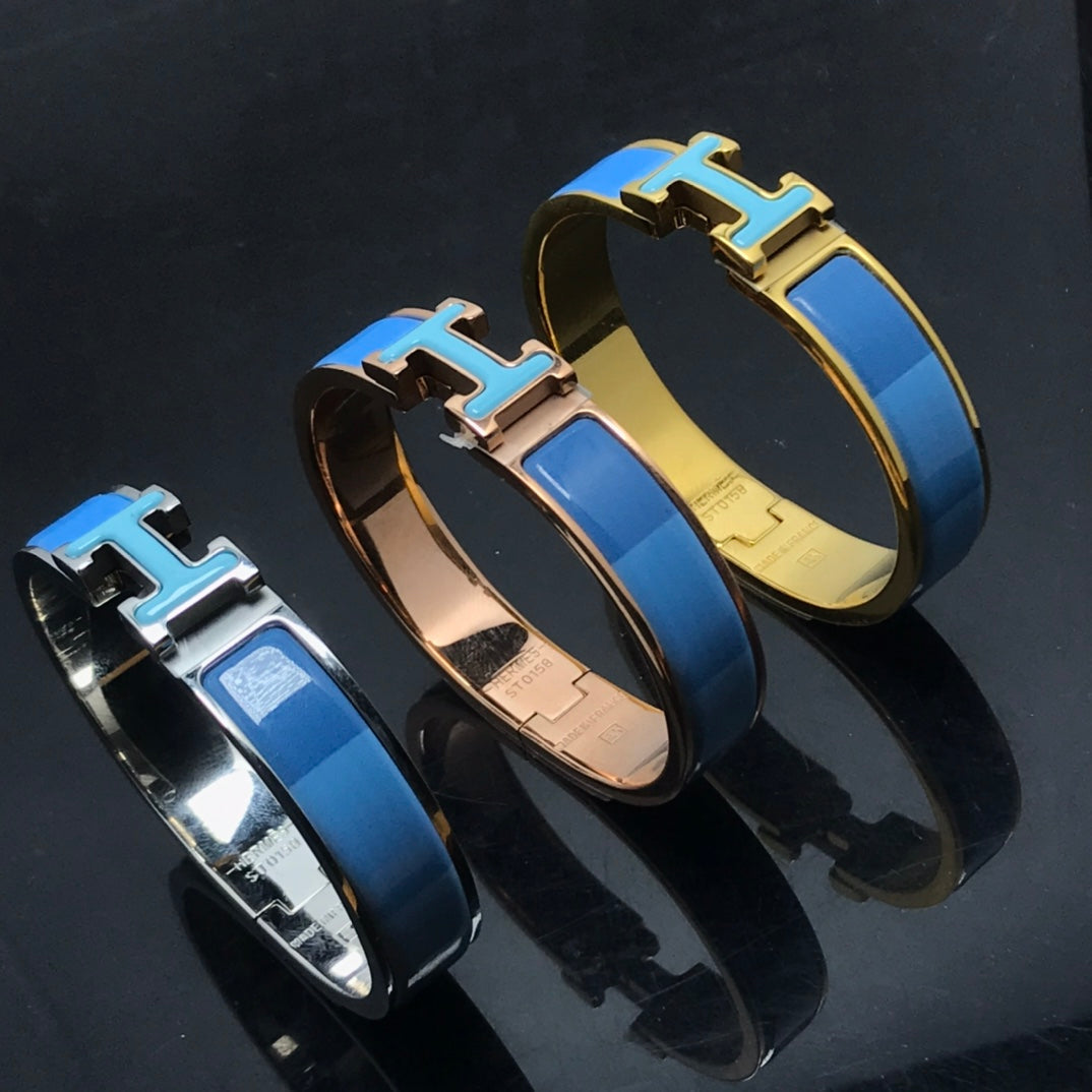 [Angela Schmuck]H-ARMBAND BLAUER REGENBOGEN KERAMIK