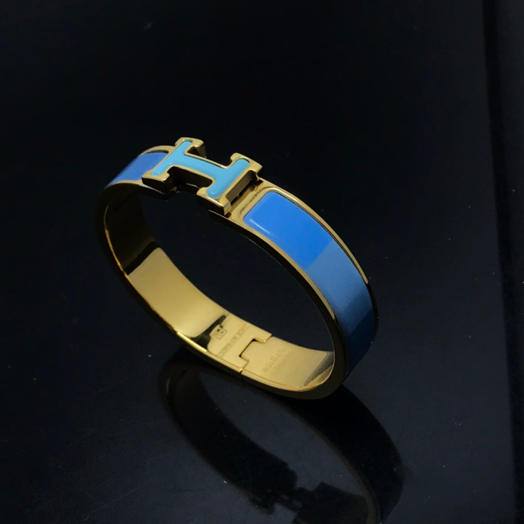 [Angela Schmuck]H-ARMBAND BLAUER REGENBOGEN KERAMIK