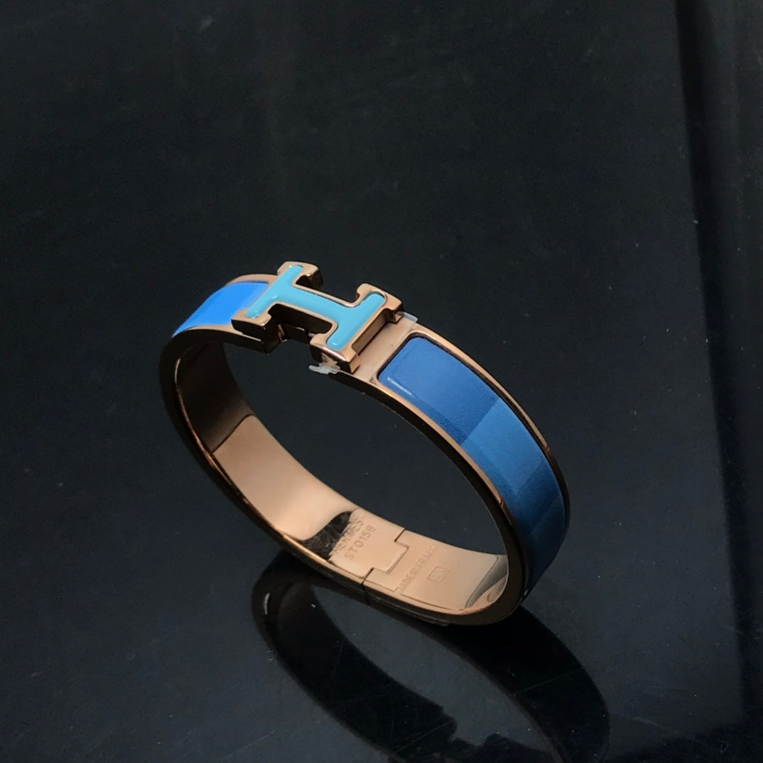 [Angela Schmuck]H-ARMBAND BLAUER REGENBOGEN KERAMIK