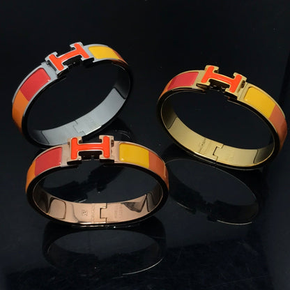 [Angela Jewellery]H-ARMBAND ORANGE REGENBOGEN KERAMIK