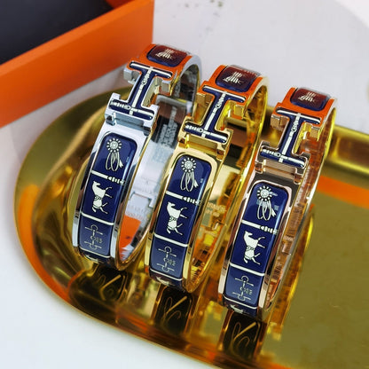 [Angela Jewellery]H COUVERTURES DUNKELBLAUES ARMBAND
