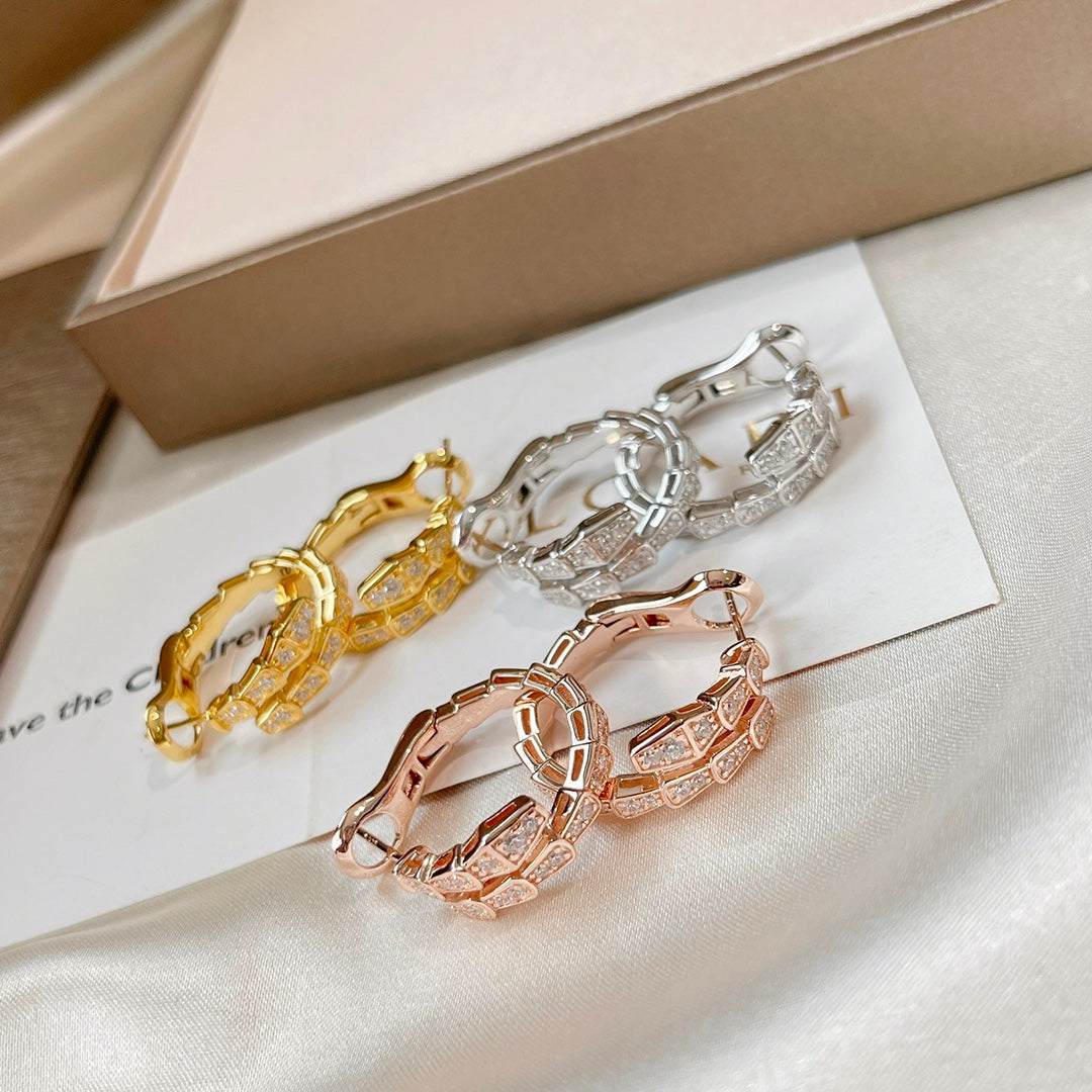 [Angela Jewellery]SERPENTI EARRINGS DIAMOND
