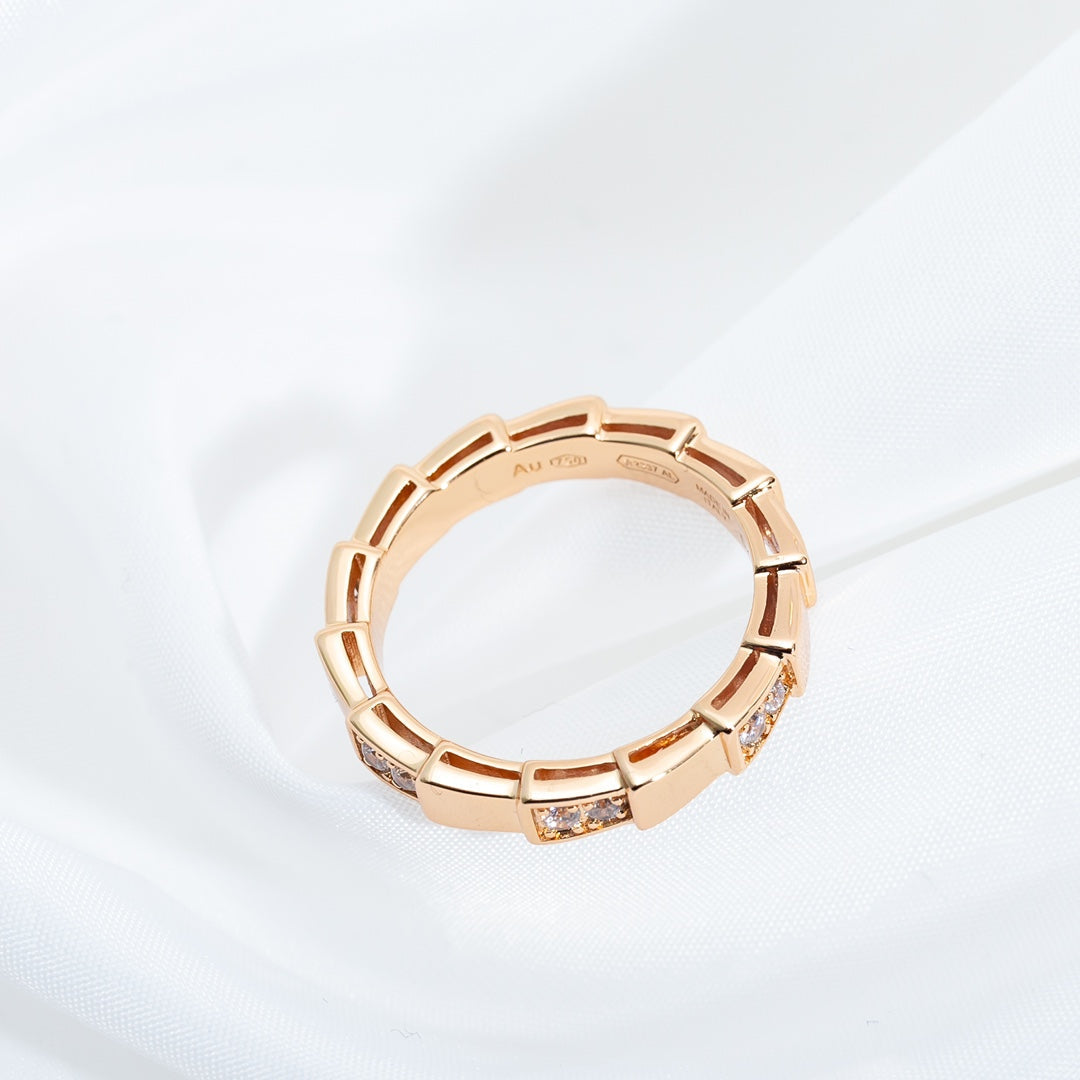 [Angela Jewellery]SERPENTI RING PINK GOLD  3MM