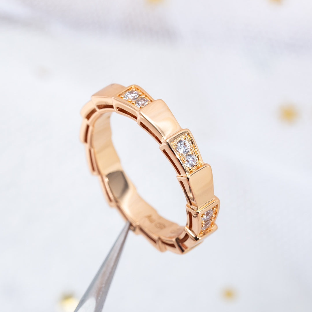 [Angela Jewellery]SERPENTI RING PINK GOLD  3MM