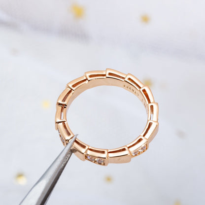 [Angela Jewellery]SERPENTI RING PINK GOLD  3MM