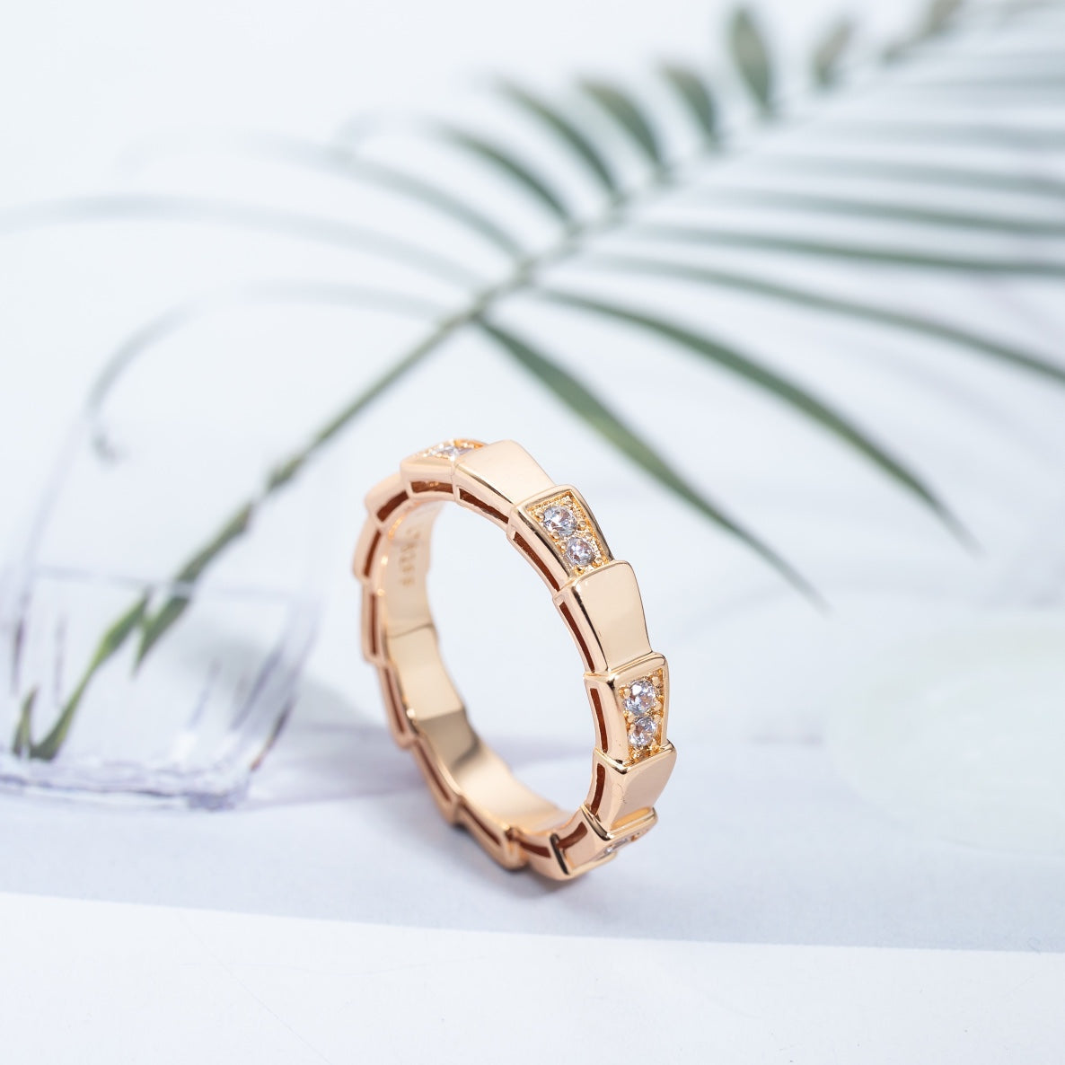 [Angela Jewellery]SERPENTI RING PINK GOLD  3MM
