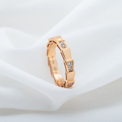 [Angela Jewellery]SERPENTI RING PINK GOLD  3MM