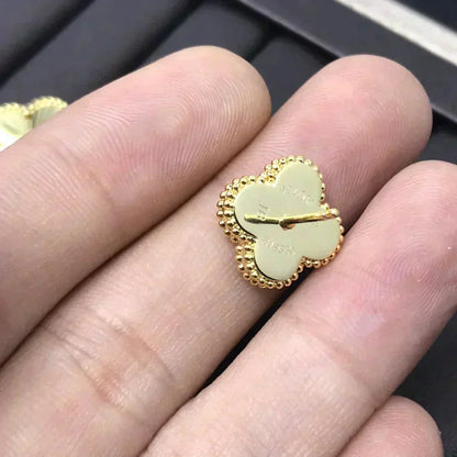 [アンジェラジュエリー]クローバーミニ 9.5mm レーザーピアス