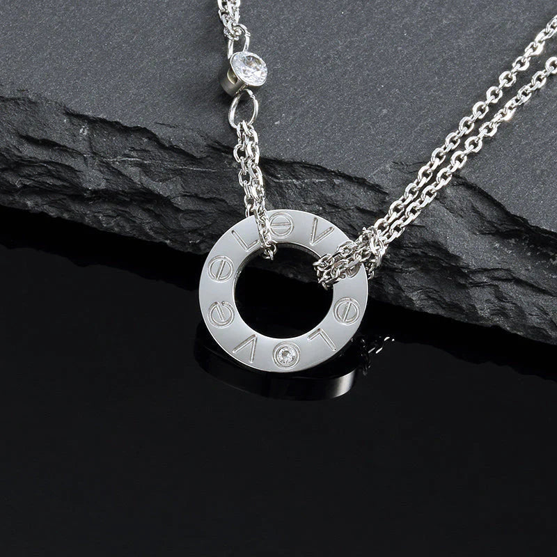 [Angela Schmuck] LIEBESKETTE 16MM 2 DIAMANTEN