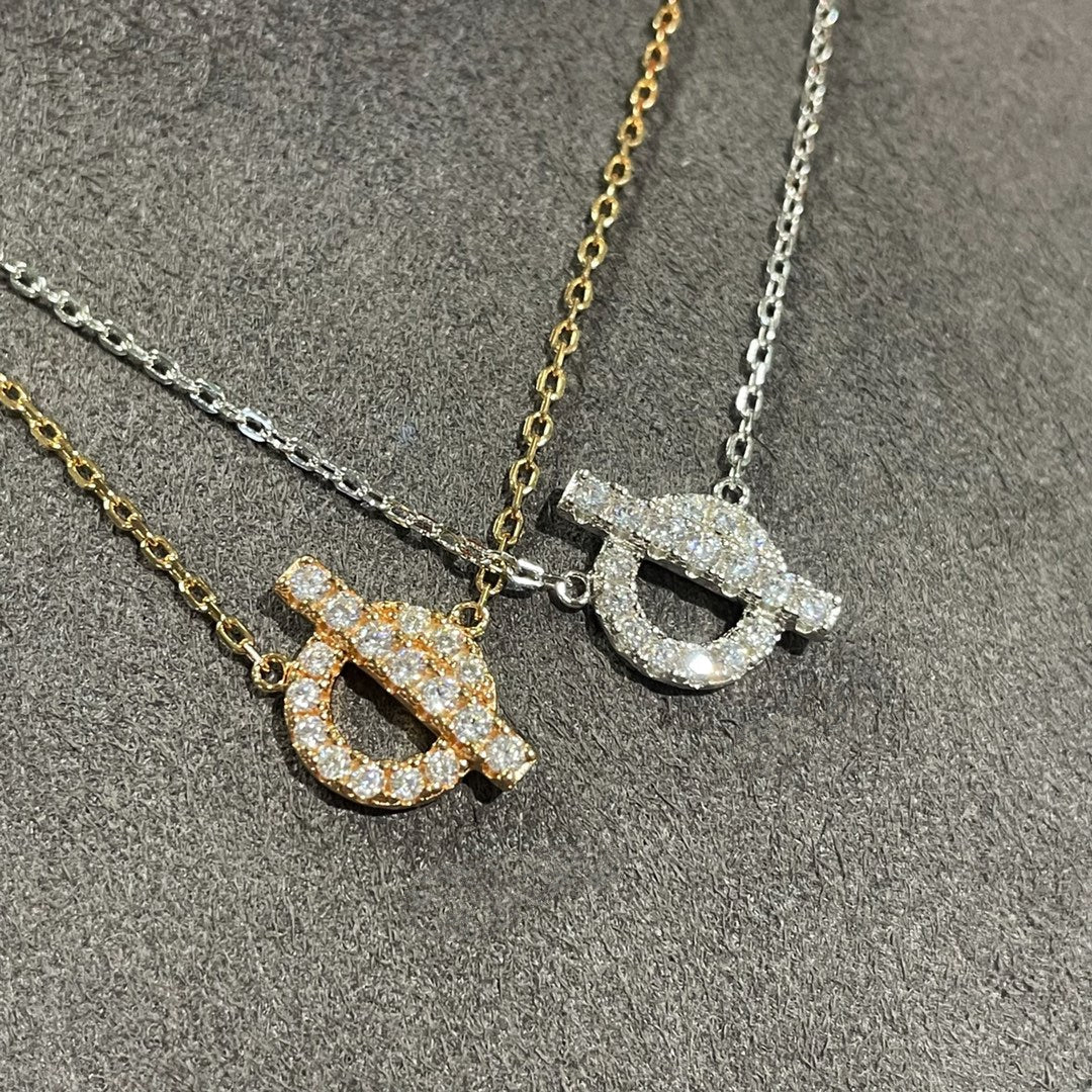 [アンジェラジュエリー]エシャペネックレス ダイヤモンド