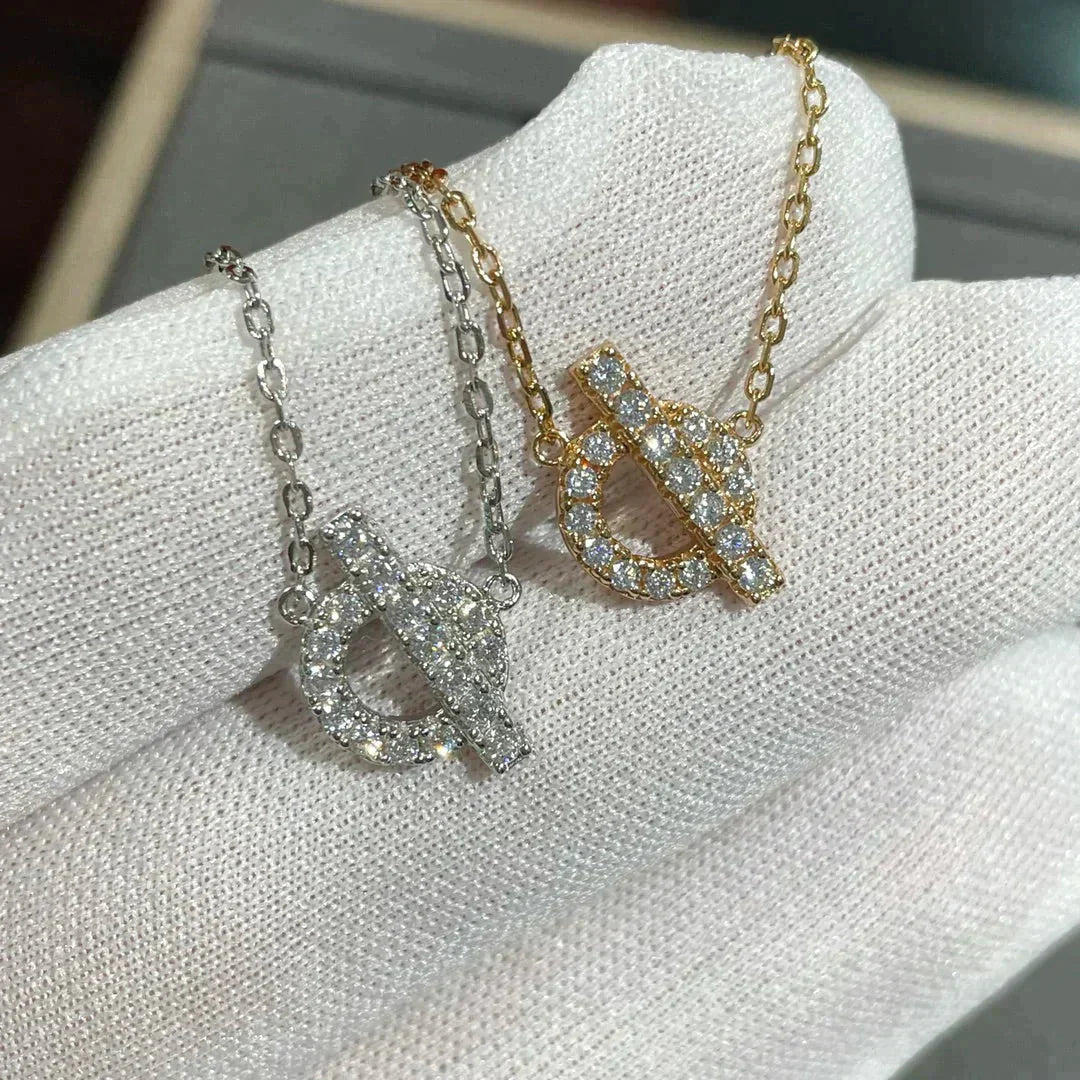 [アンジェラジュエリー]エシャペネックレス ダイヤモンド