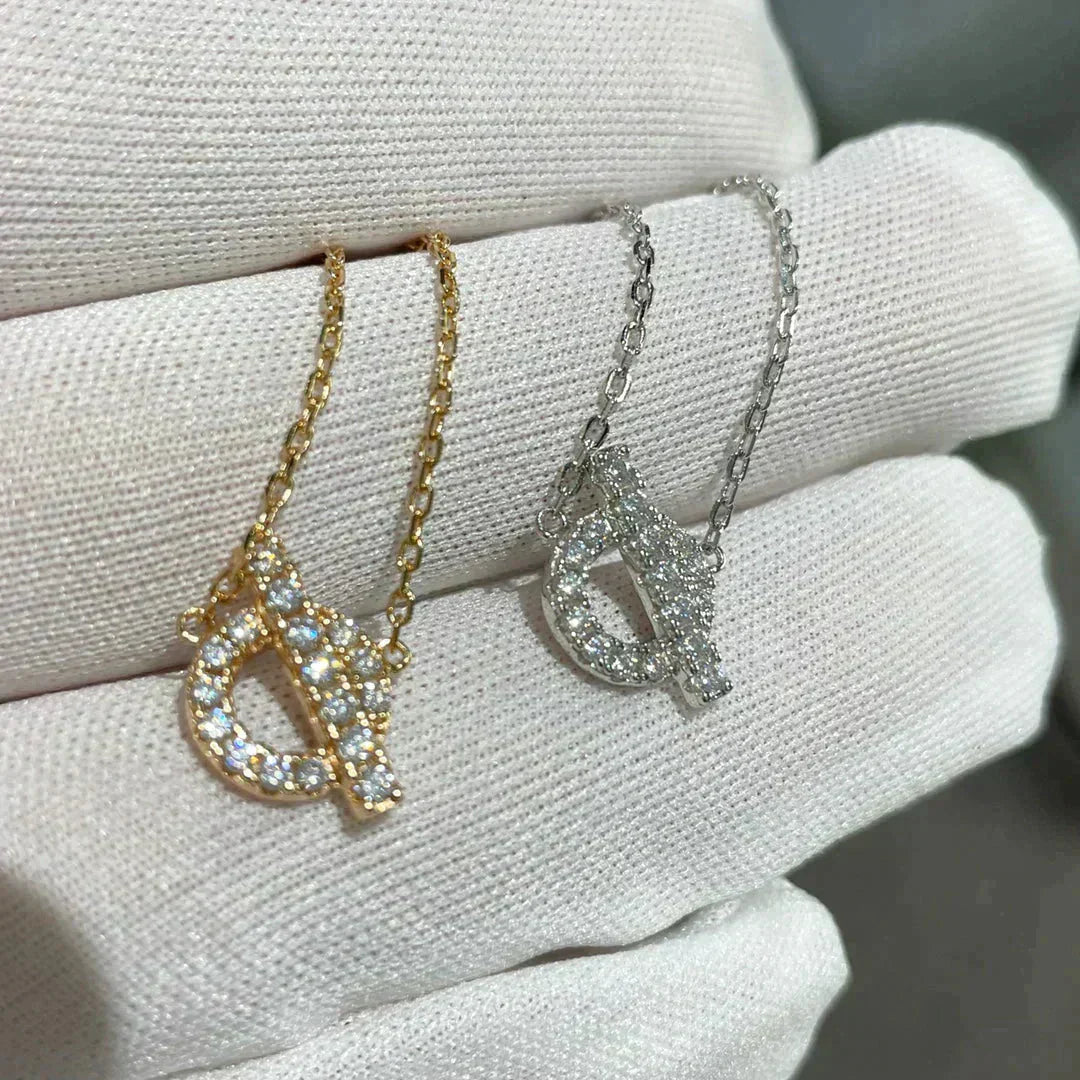 [アンジェラジュエリー]エシャペネックレス ダイヤモンド