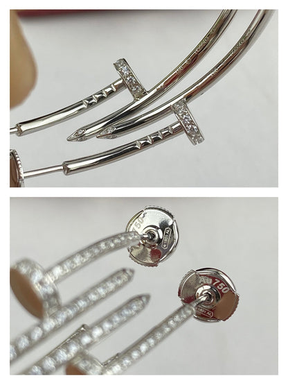 [Angela Jewellery]JUSTE OHRRINGE VOLLER DIAMANTEN 1,8 MM