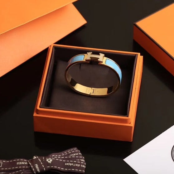 [Angela Schmuck]H CLOUD BLUE ARMBAND GOLD DIAMANT
