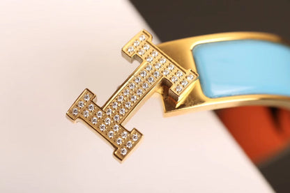 [Angela Schmuck]H CLOUD BLUE ARMBAND GOLD DIAMANT