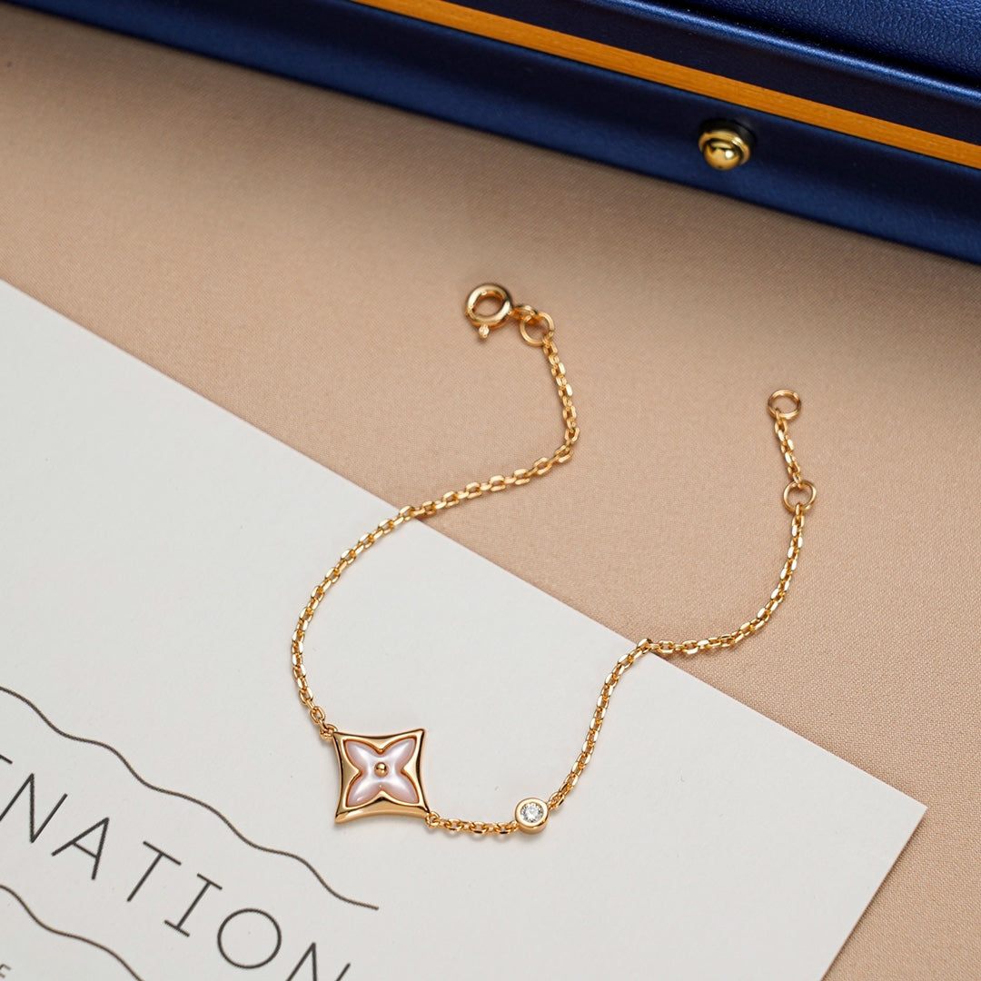[Angela Jewellery]STAR 1 DIAMANT ROSGOLDARMBAND