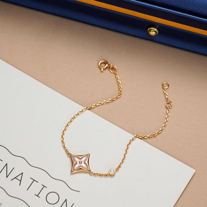 [Angela Jewellery]STAR 1 DIAMANT ROSGOLDARMBAND