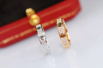 [Angela Schmuck]Liebesring 3,6 mm Diamanten besetzt