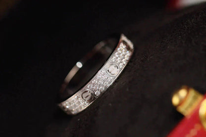 [Angela Schmuck]Liebesring 3,6 mm Diamanten besetzt