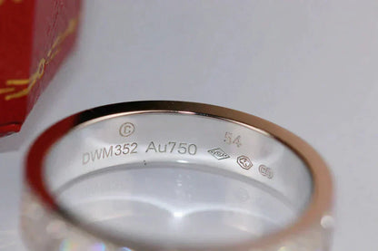 [Angela Schmuck]Liebesring 3,6 mm Diamanten besetzt
