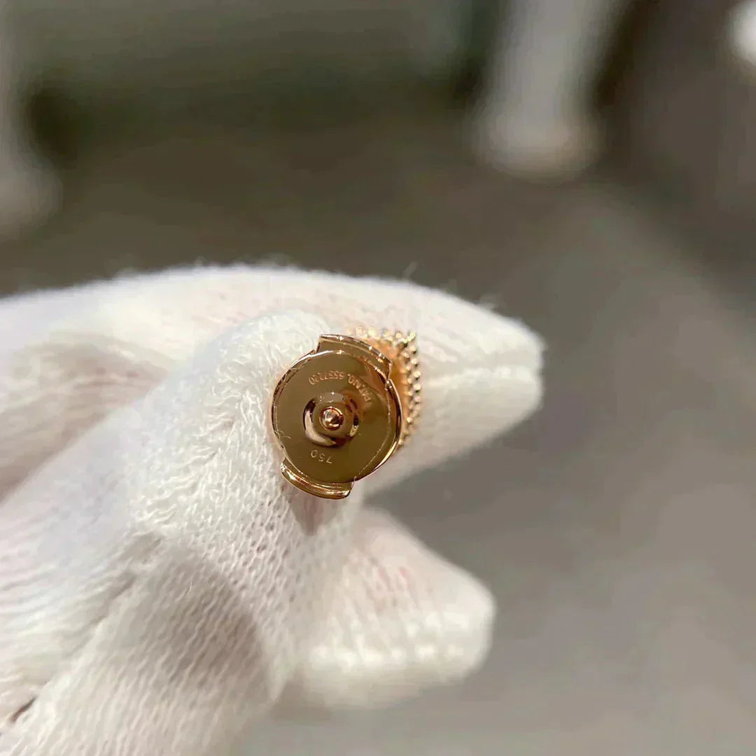 [Angela Schmuck]Herz-Ohrstecker aus Karneol